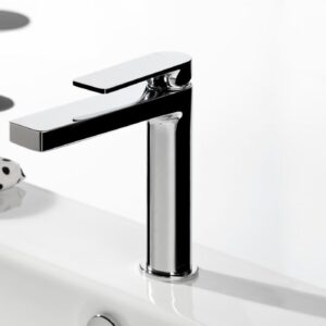 MONOCOMANDO LAVABO CON SCARICO 1"1/4 POIS RITMONIO