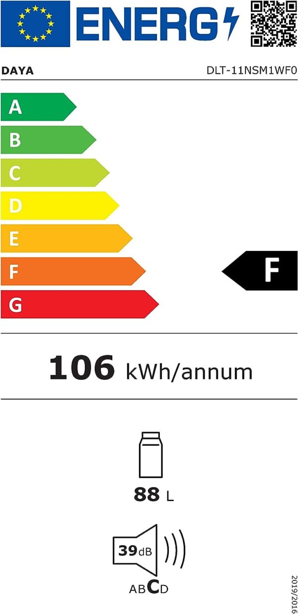 DAYA FRIGORIFERO DA TAVOLO 88LT DLT-11NSM1WF0 - immagine 2