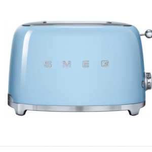 SMEG TOSTAPANE  ACCIAO INOSSIDABILE ANNI '50 COL. AZZURRO LUCIDO
